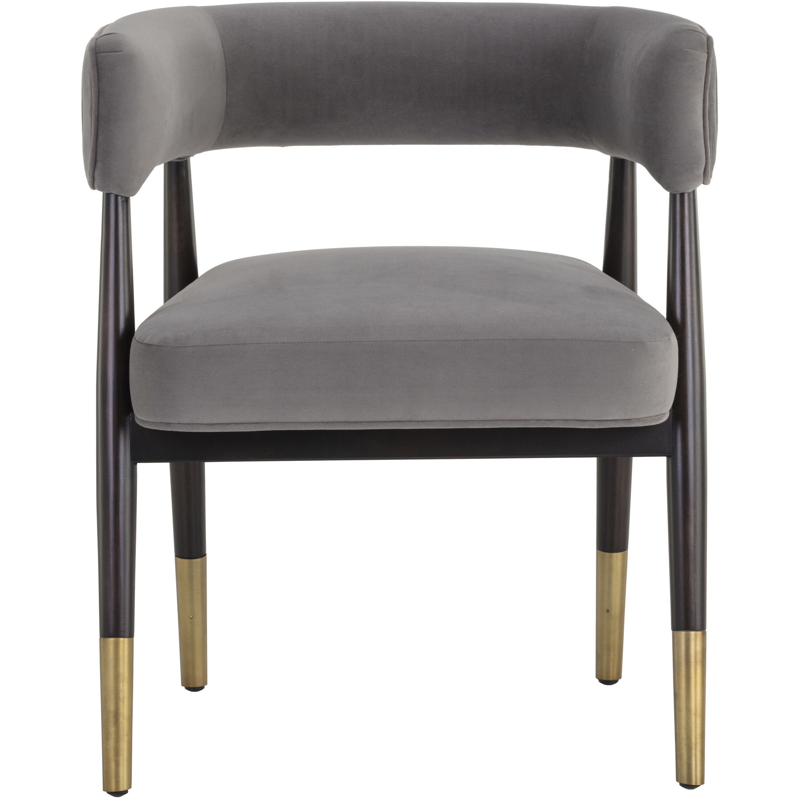 Callem Antonio Charcoal Dining Armchair